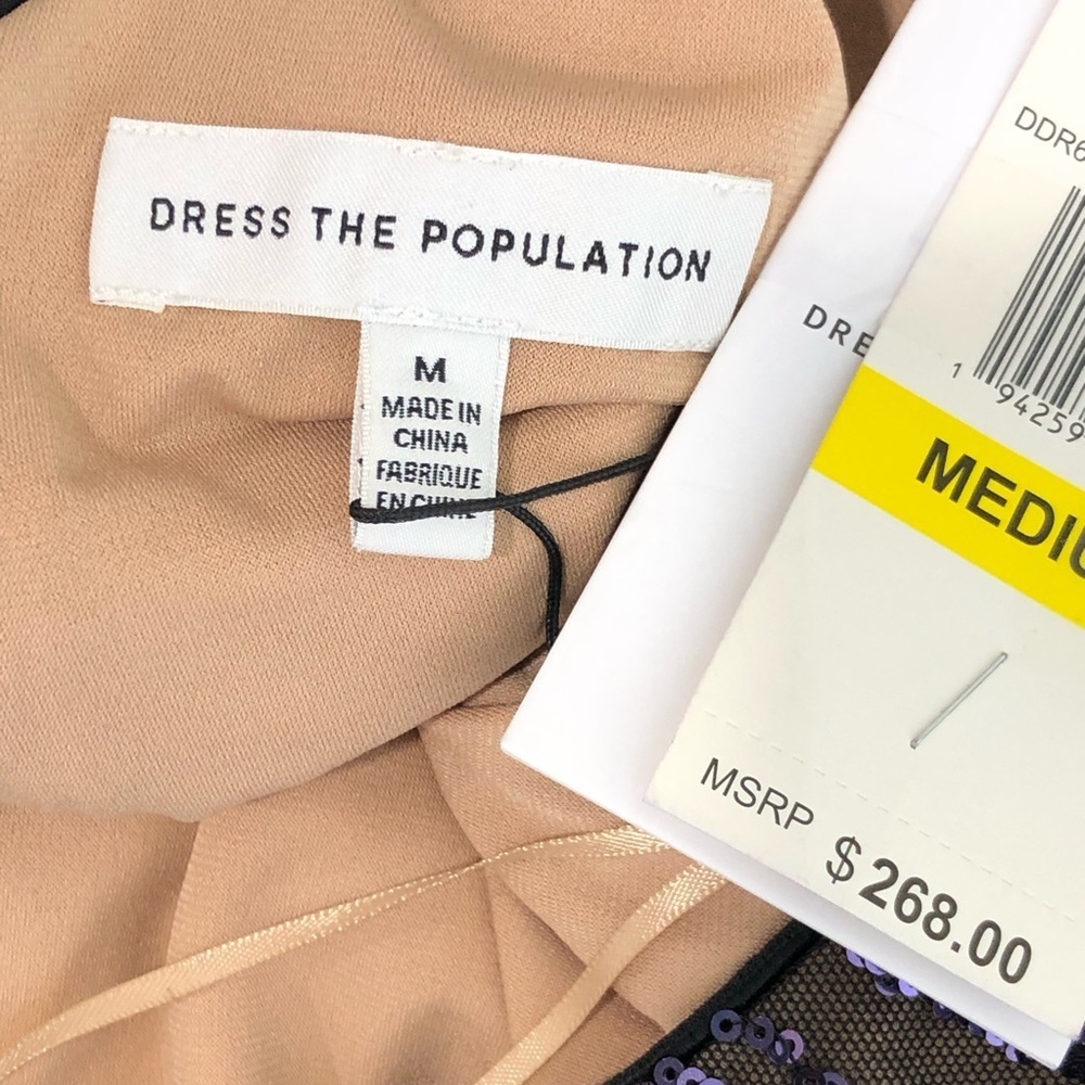 Dress, the population medium NWT Marcella shuffle bodycon dress - Picture 12 of 16